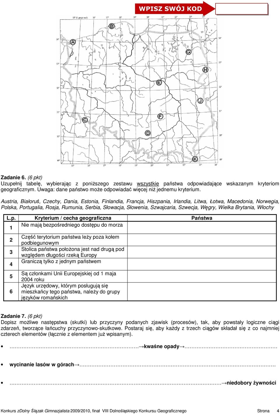 Austria, Białoruś, Czechy, Dania, Estonia, Finlandia, Francja, Hiszpania, Irlandia, Litwa, Łotwa, Macedonia, Norwegia, Polska, Portugalia, Rosja, Rumunia, Serbia, Słowacja, Słowenia, Szwajcaria,