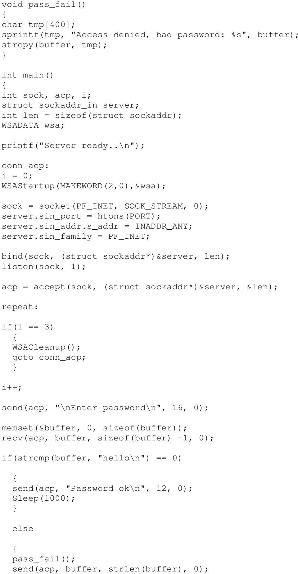 s_addr = INADDR_ANY; server.