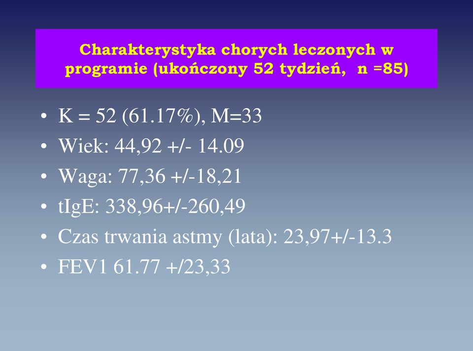 17%), M=33 Wiek: 44,92 +/- 14.