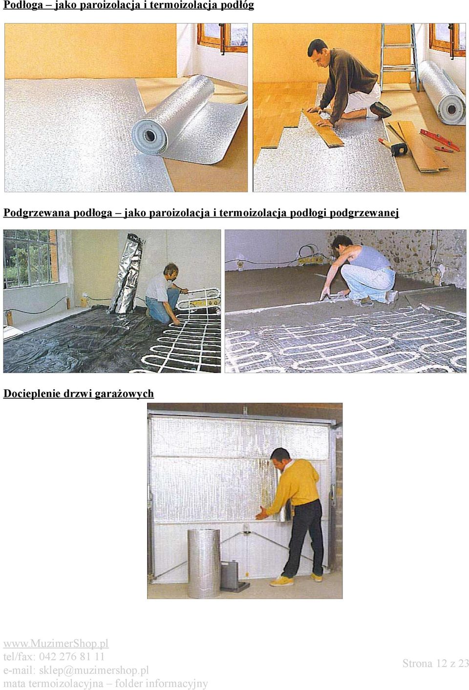 paroizolacja i termoizolacja podłogi