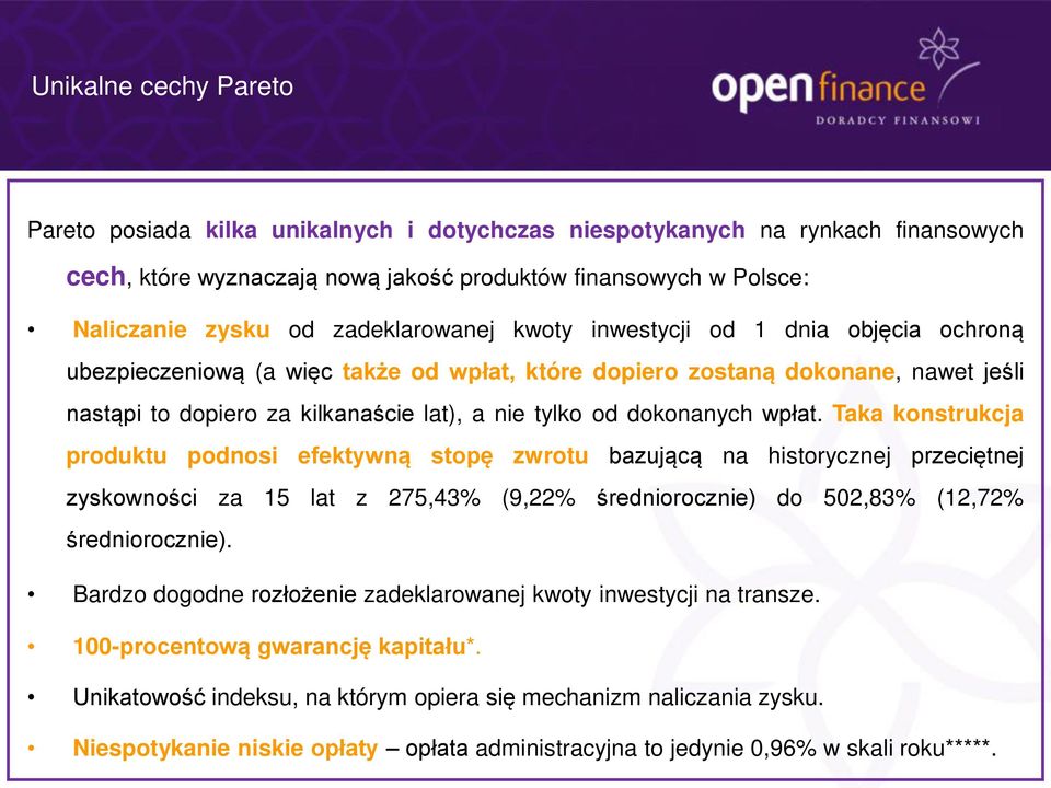 dokonanych wpłat.