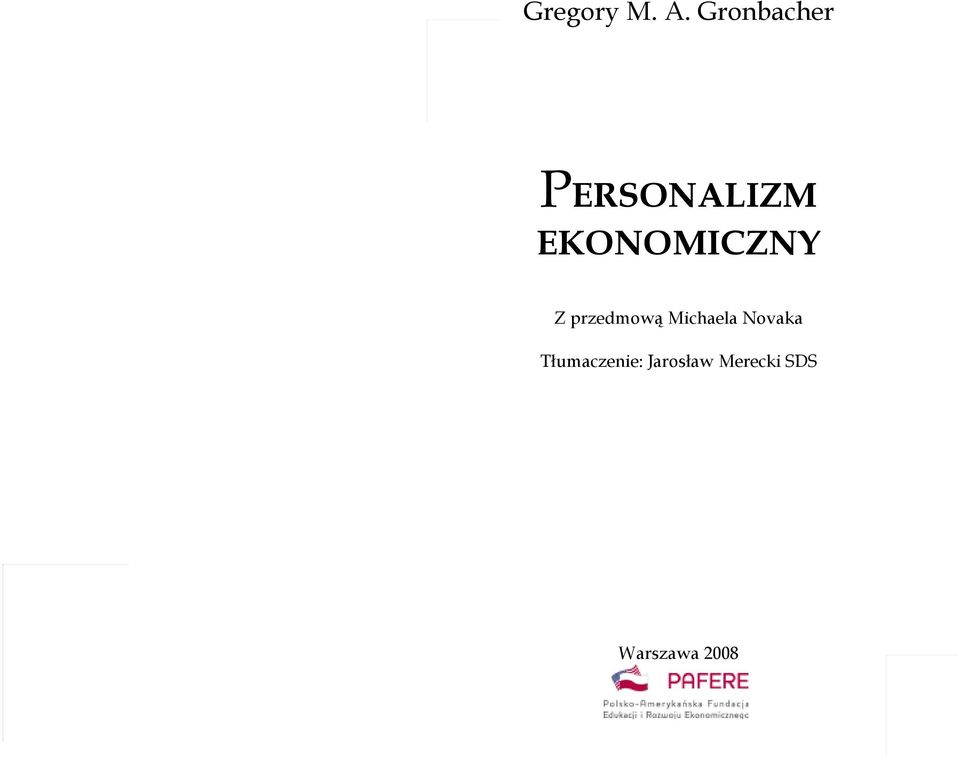 EKONOMICZNY Z przedmową