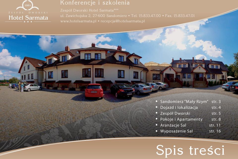 hotelsarmata.pl recepcja@ a@hotelsarmata.