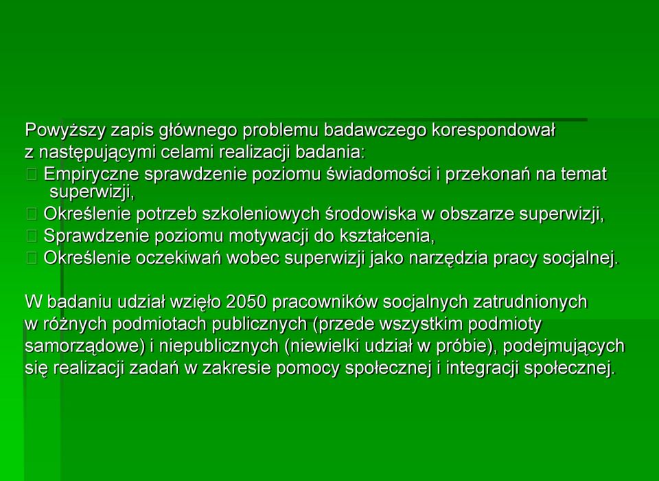 superwizji jako narzędzia pracy socjalnej.