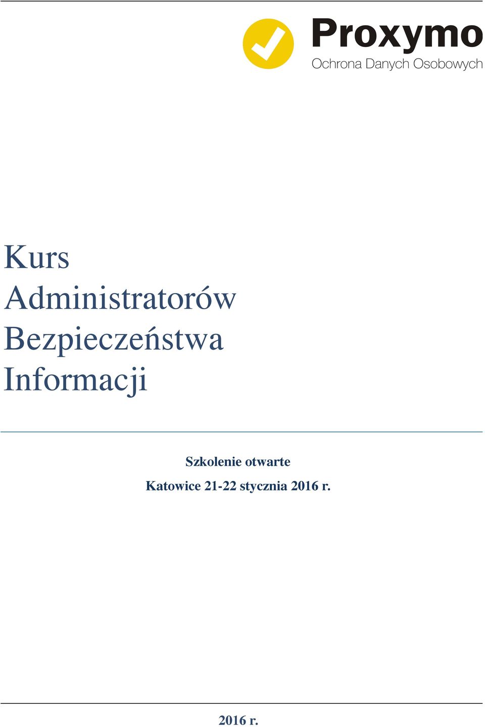 Szkolenie otwarte