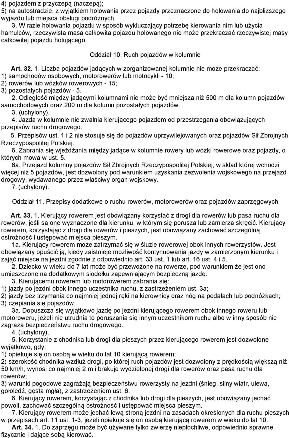 holującego. Oddział 10