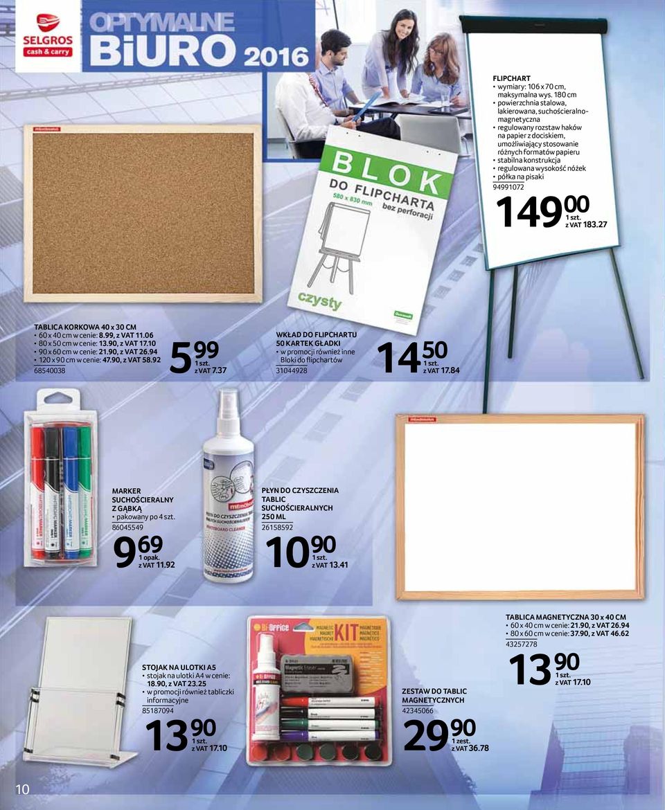 wysokość nóżek półka na pisaki 94991072 149 z VAT 183.27 TABLICA KORKOWA 40 x 30 CM 60 x 40 cm w cenie: 8.99, z VAT 11.06 80 x 50 cm w cenie: 13., z VAT 17.10 x 60 cm w cenie: 21., z VAT 26.