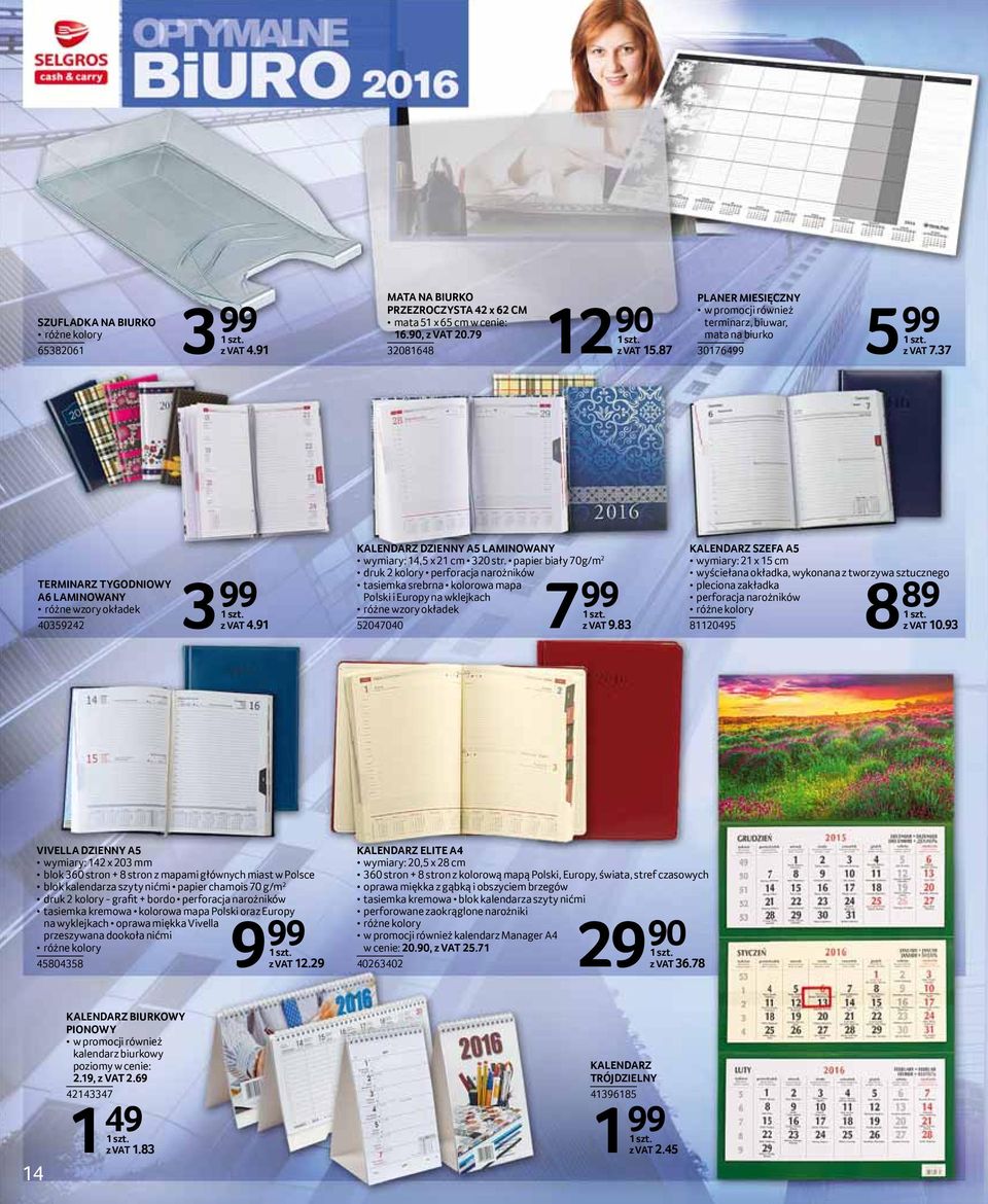 91 KALENDARZ DZIENNY A5 LAMINOWANY wymiary: 14,5 x 21 cm 320 str.