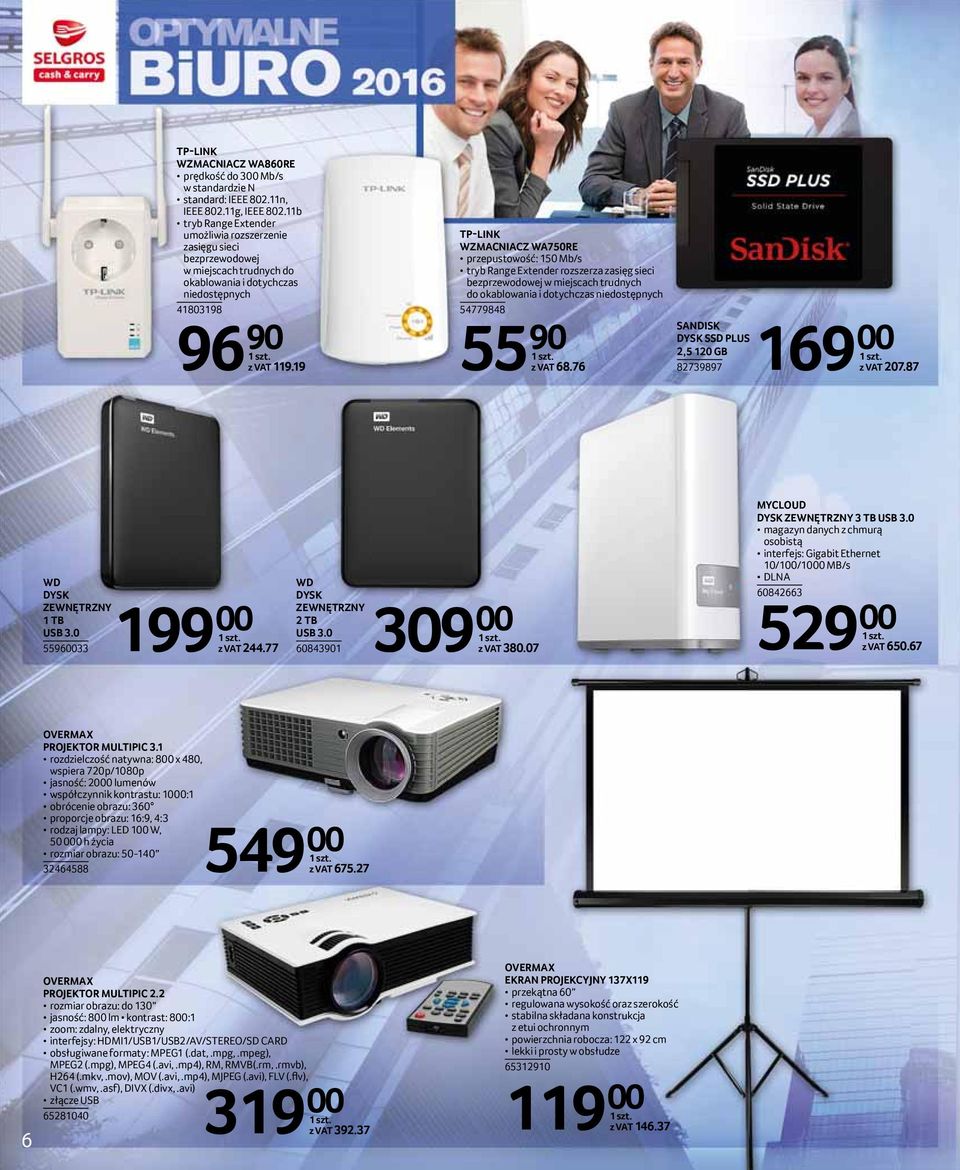 19 TP-LINK WZMACNIACZ WA750RE przepustowość: 150 Mb/s tryb Range Extender rozszerza zasięg sieci bezprzewodowej w miejscach trudnych do okablowania i dotychczas niedostępnych 54779848 z VAT 68.