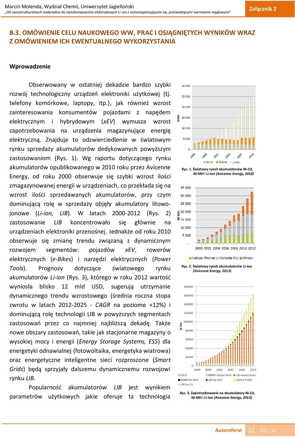 telefony komórkowe, laptopy, itp.