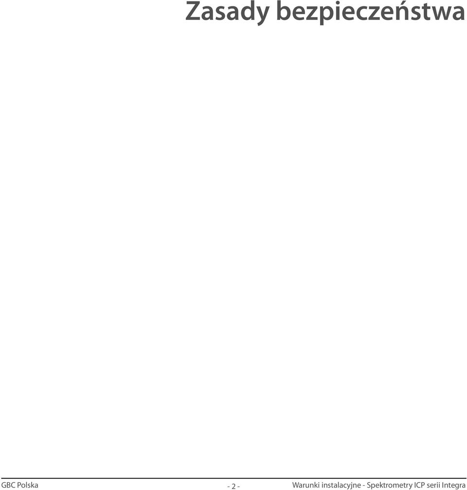 Warunki instalacyjne