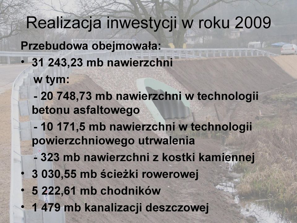 nawierzchni w technologii powierzchniowego utrwalenia - 323 mb nawierzchni z kostki