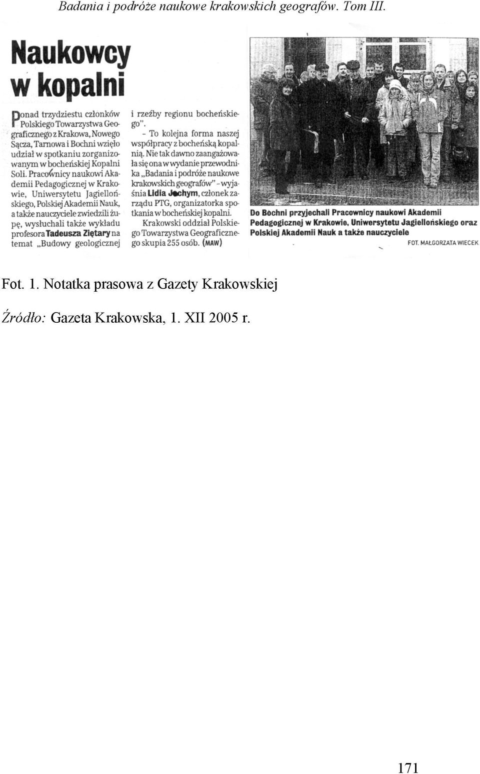 1. Notatka prasowa z Gazety