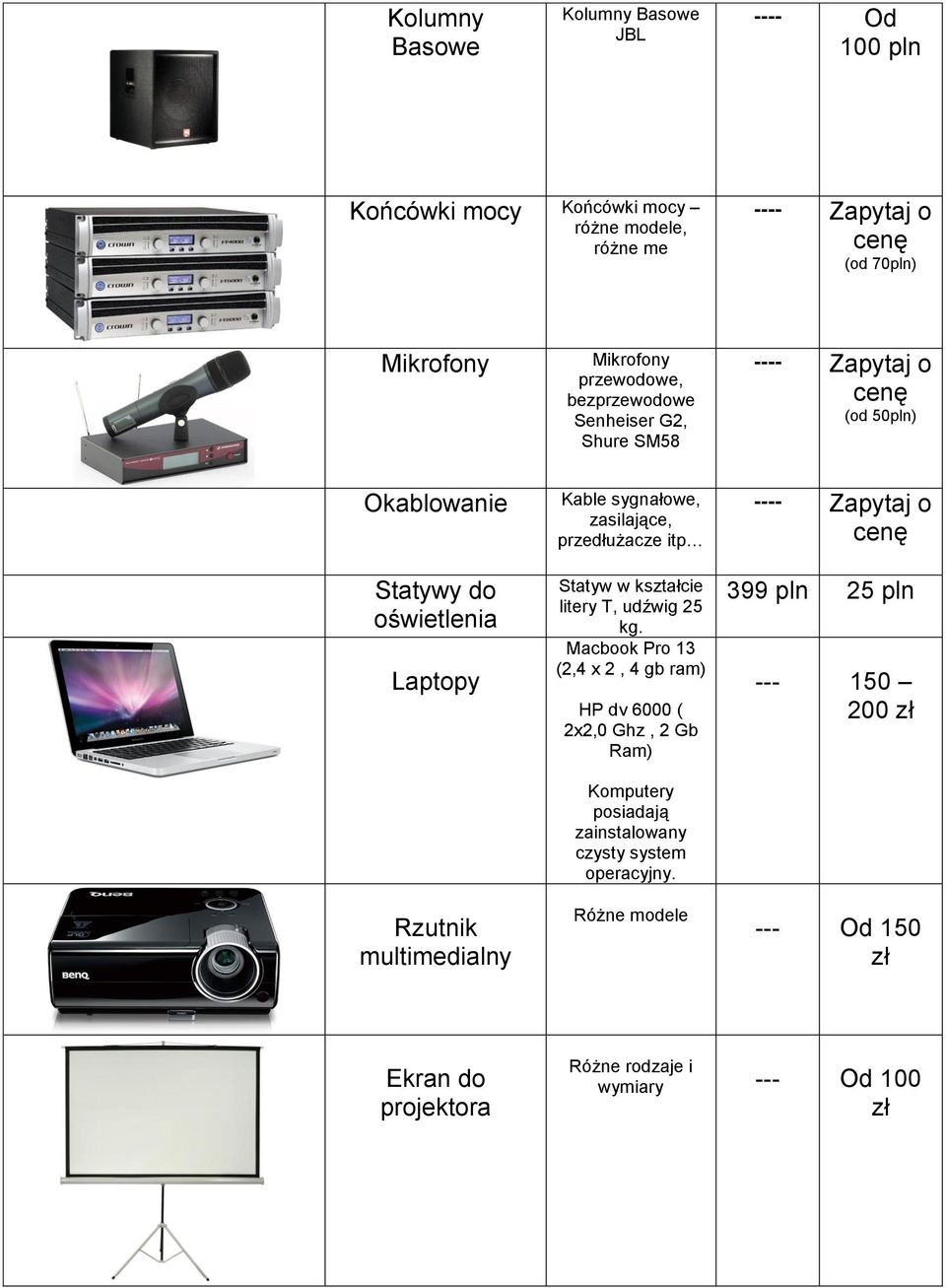 itp Statyw w kształcie litery T, udźwig 25 kg.