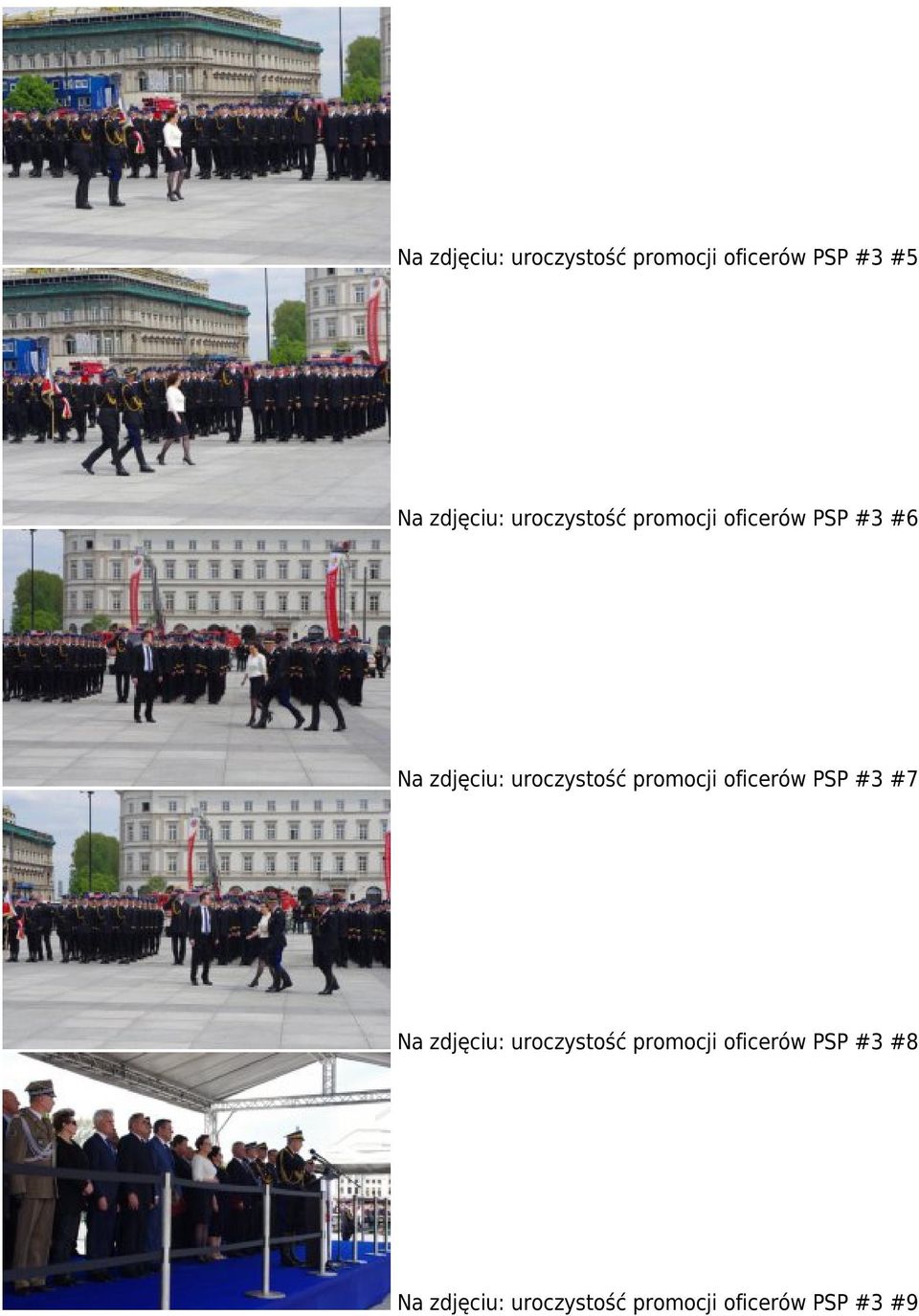 promocji oficerów PSP #3 #7 Na zdjęciu: uroczystość promocji