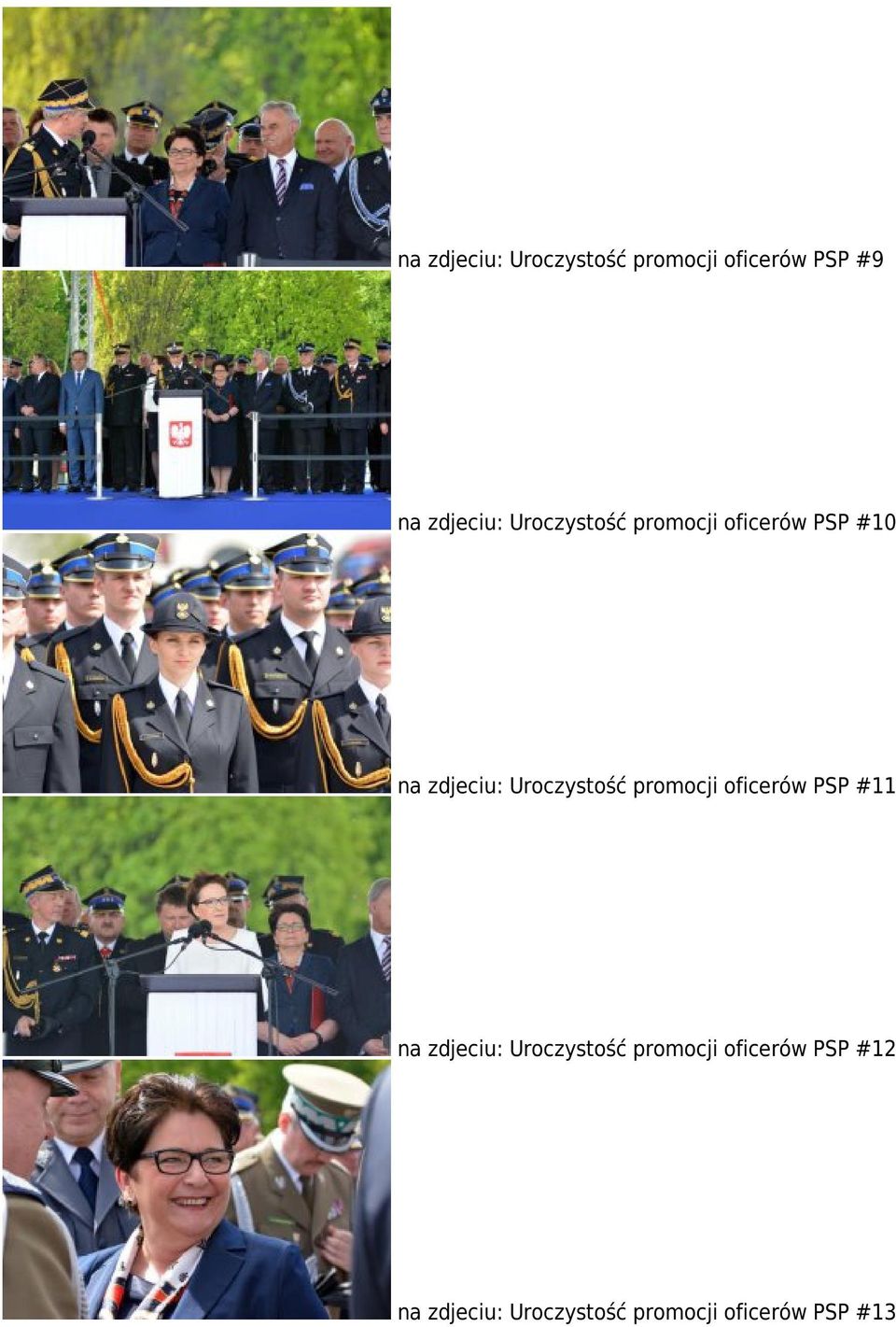promocji oficerów PSP #11 na zdjeciu: Uroczystość promocji