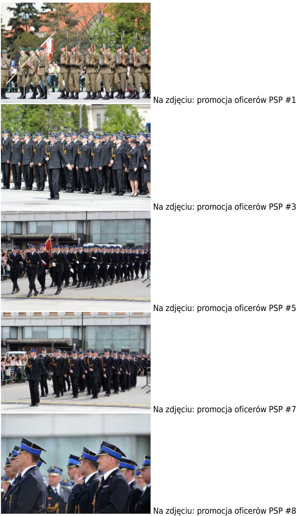 promocja oficerów PSP #5 Na zdjęciu: promocja