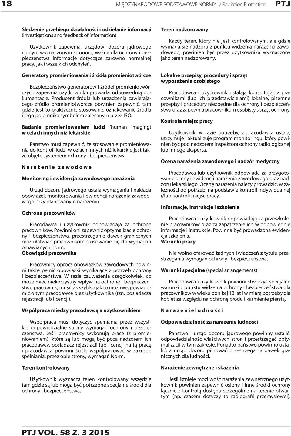 ochrony i bezpieczeństwa informacje dotyczące zarówno normalnej pracy, jak i wszelkich odchyleń.