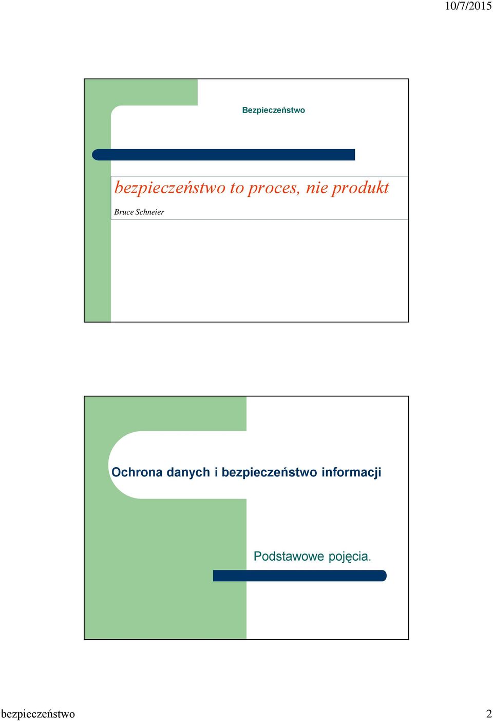 danych i bezpieczeństwo