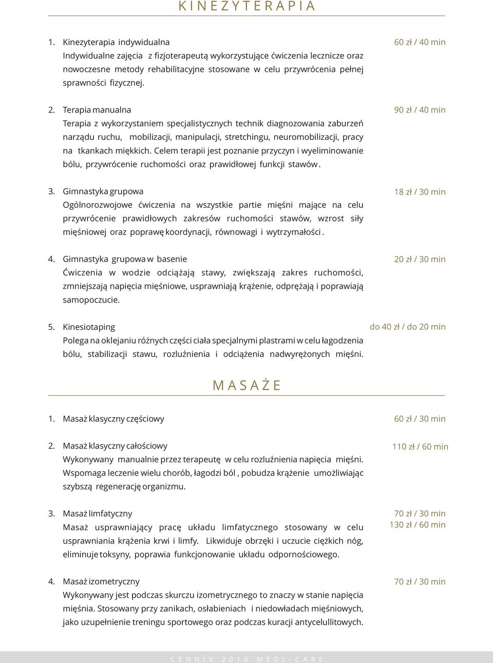 60 zł / 40 min 2.