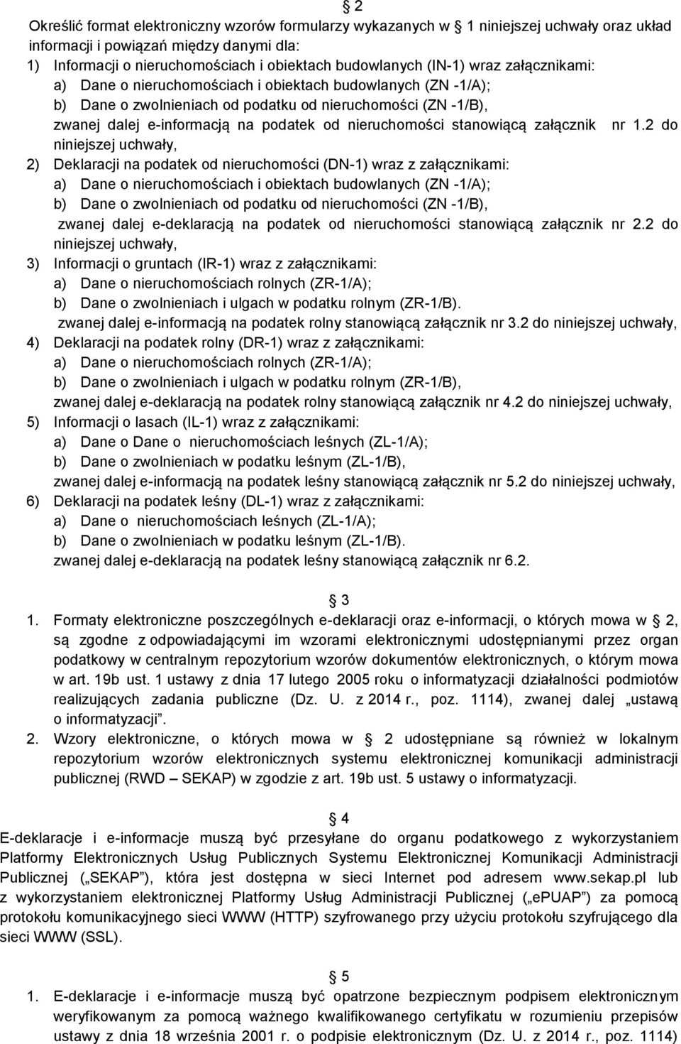 stanowiącą załącznik nr 1.
