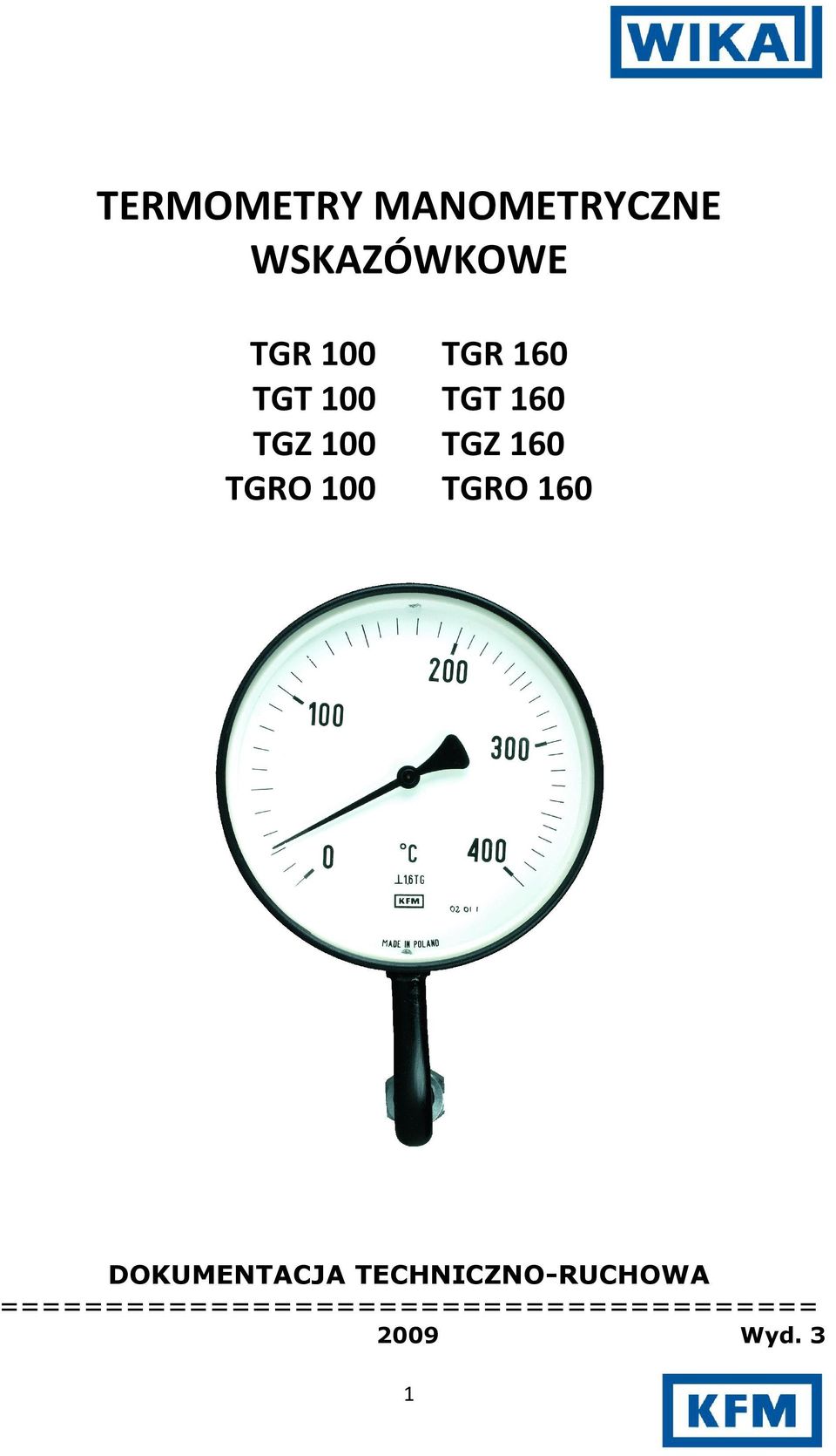 160 TGRO 160 DOKUMENTACJA TECHNICZNO-RUCHOWA