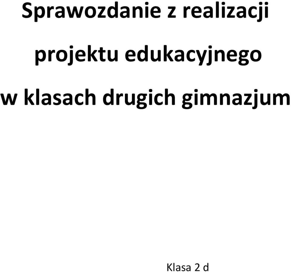 edukacyjnego w
