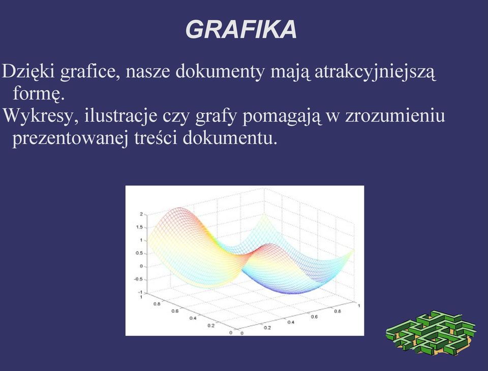 Wykresy, ilustracje czy grafy