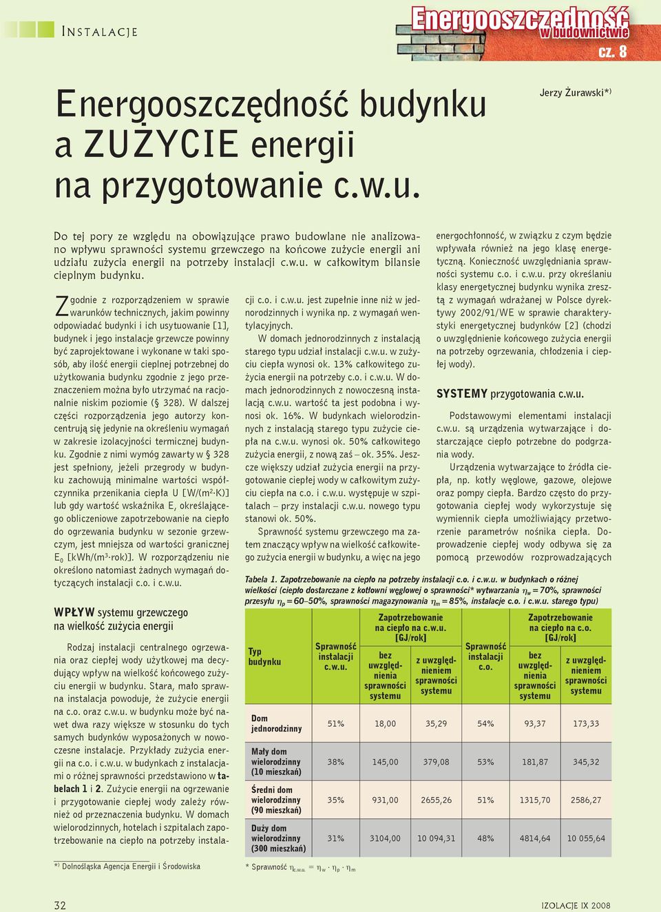 Zgodnie z rozporządzeniem w sprawie warunków technicznych, jakim powinny odpowiadać budynki i ich usytuowanie [1], budynek i jego instalacje grzewcze powinny być zaprojektowane i wykonane w taki