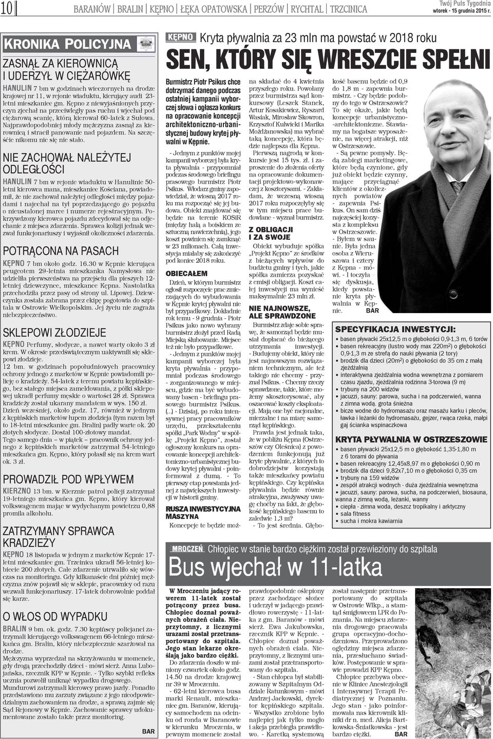 Najprawdopodobniej m³ody mê czyzna zasn¹³ za kierownic¹ i straci³ panowanie nad pojazdem. Na szczêœæie nikomu nic siê nie sta³o.
