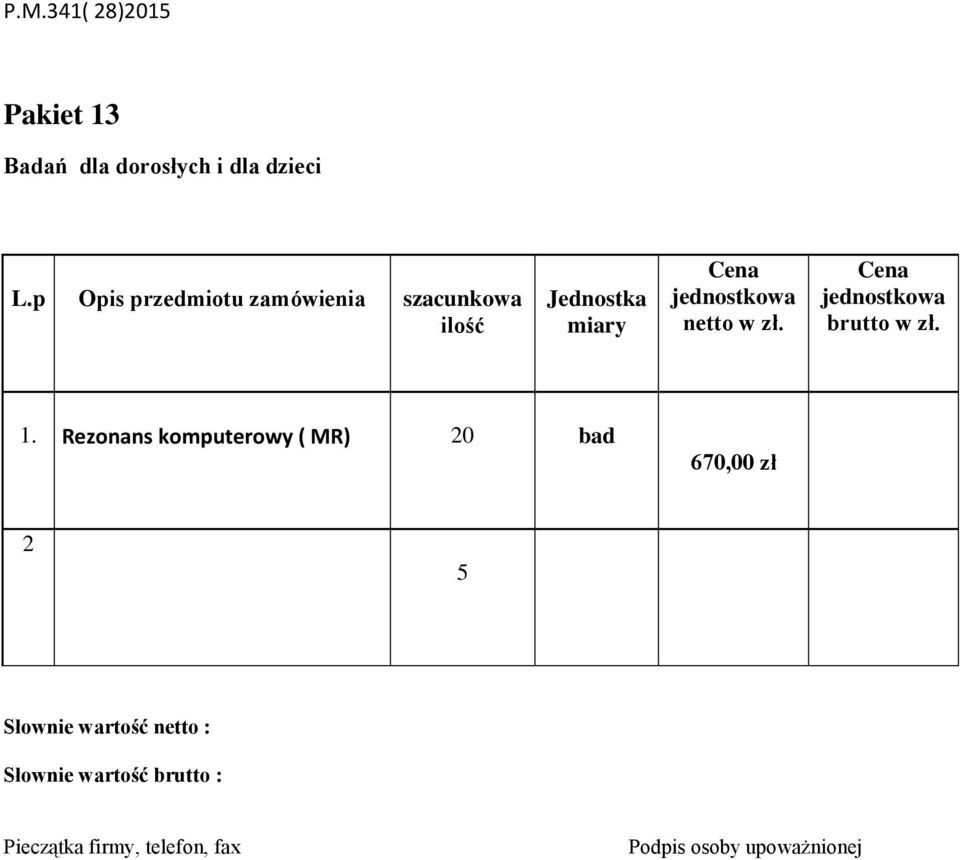 p Opis przedmiotu zamówienia