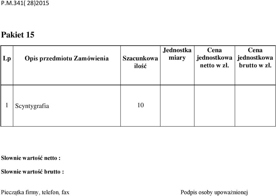 Zamówienia
