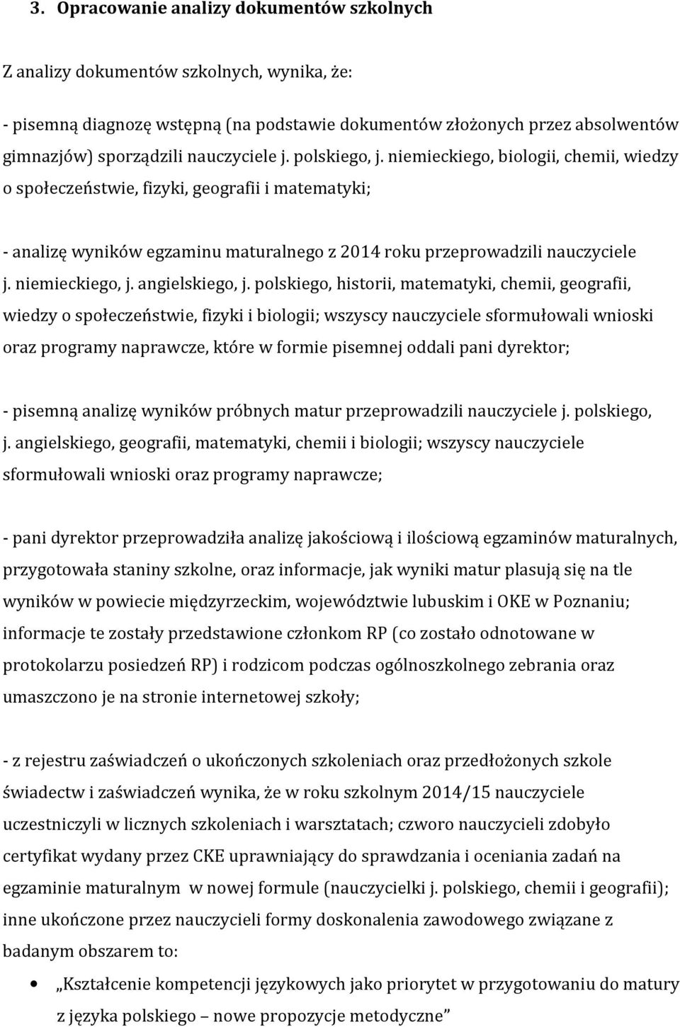 niemieckiego, j. angielskiego, j.