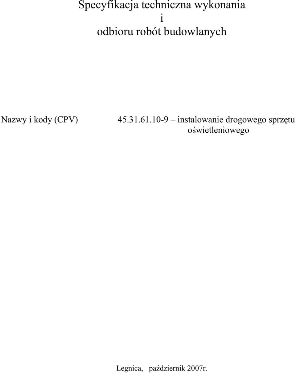 (CPV) 45.31.61.