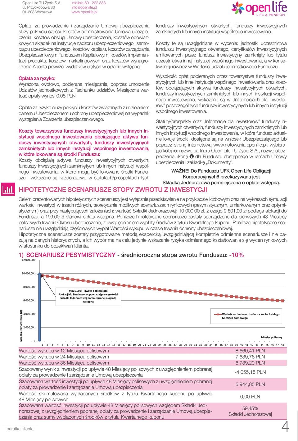 marketingowych oraz kosztów wynagrodzenia Agenta powyżej wydatków ujętych w opłacie wstępnej.