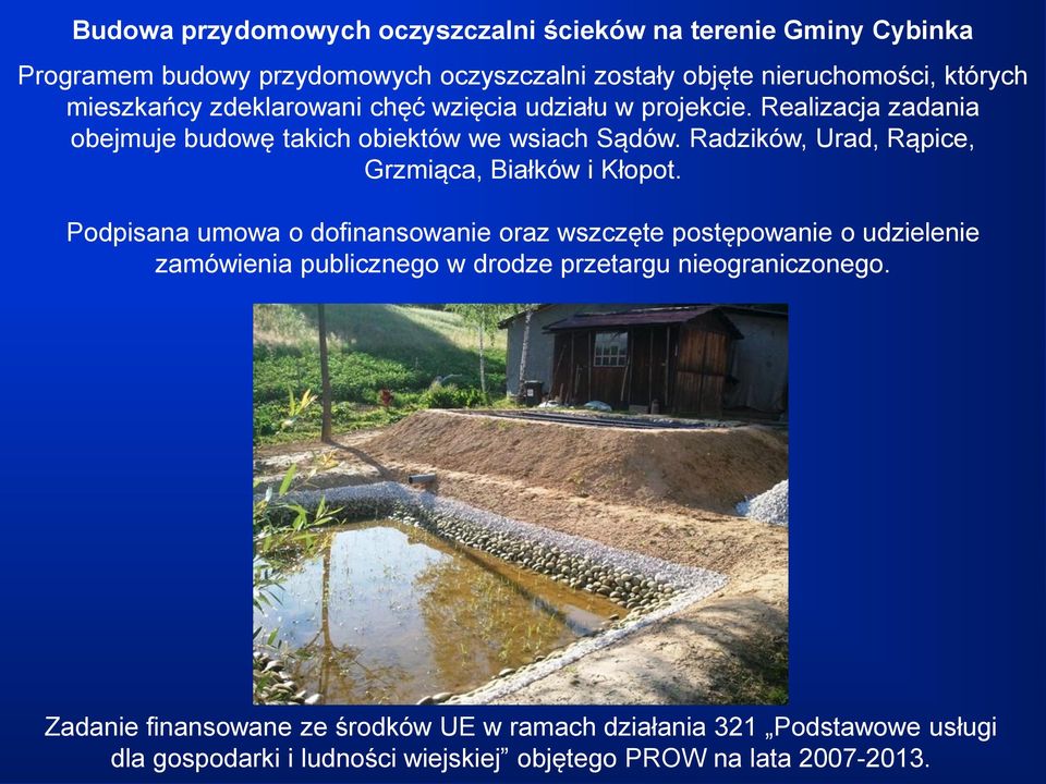 Radzików, Urad, Rąpice, Grzmiąca, Białków i Kłopot.