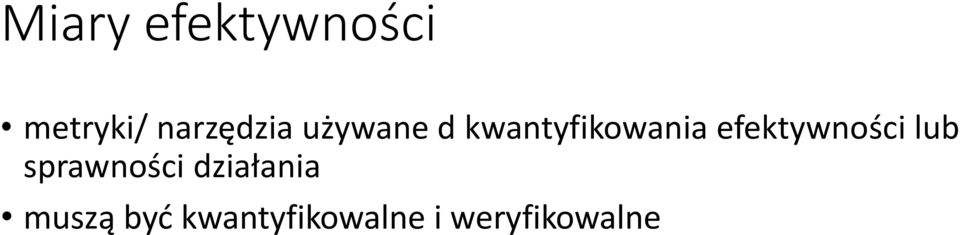 efektywności lub sprawności