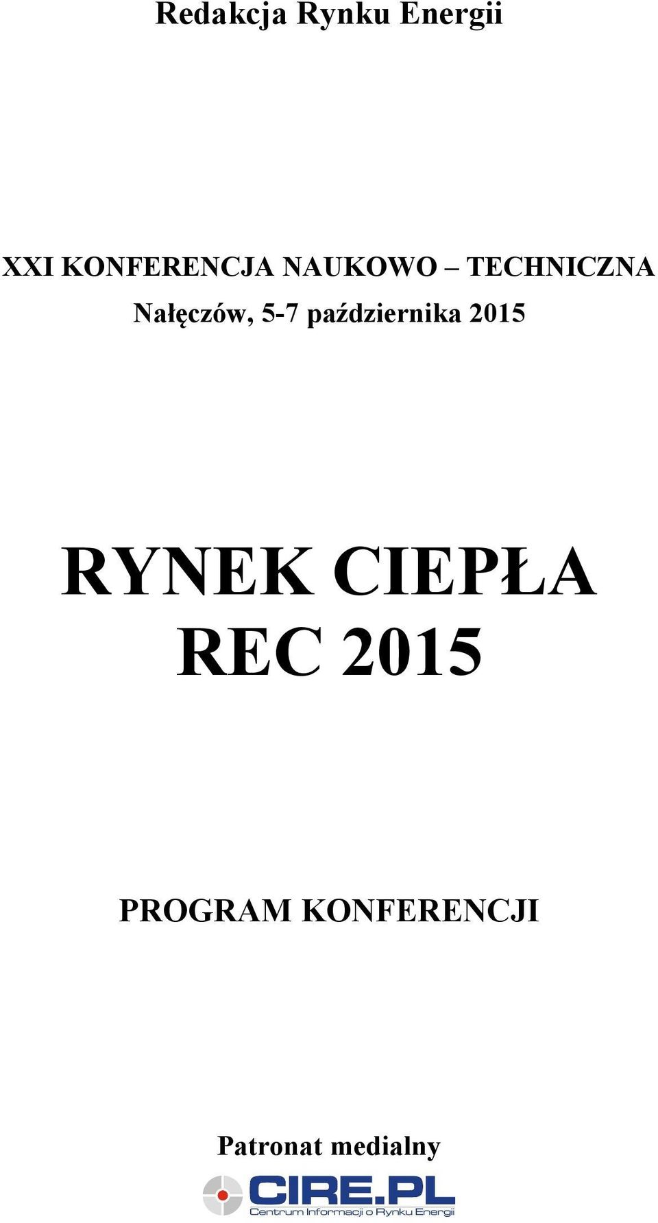 Nałęczów, 5-7 października 2015 RYNEK