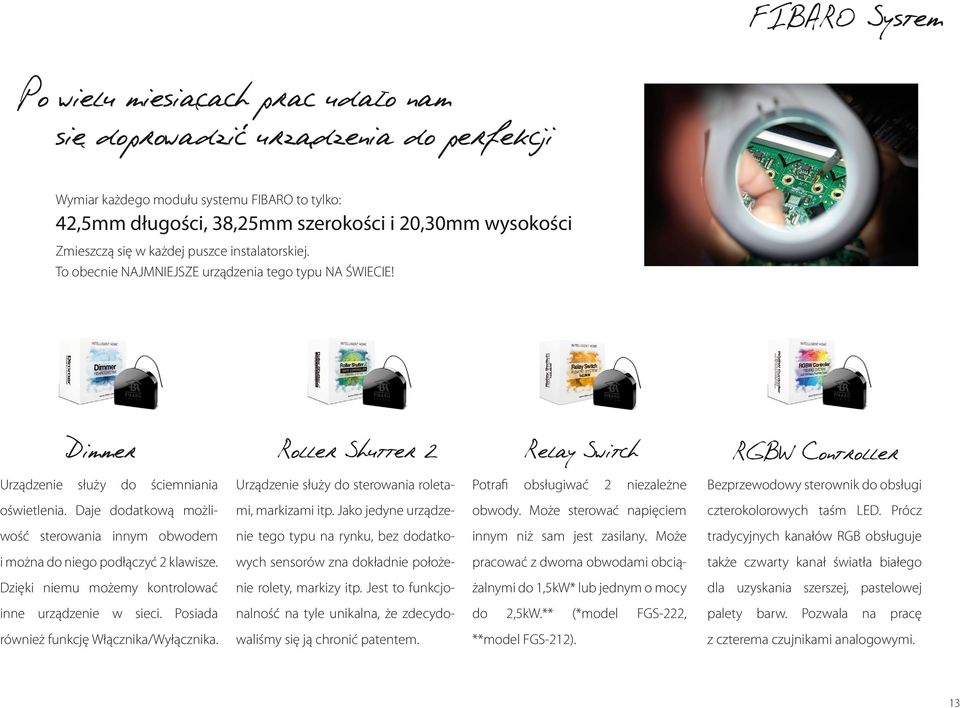 Roller Shutter 2 Relay Switch RGBW Controller Urządzenie służy do ściemniania Urządzenie służy do sterowania roleta- Potrafi obsługiwać 2 niezależne Bezprzewodowy sterownik do obsługi oświetlenia.