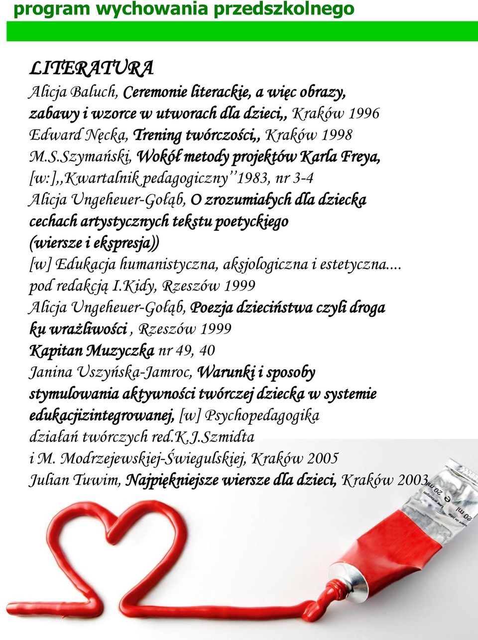 ekspresja)) [w] Edukacja humanistyczna, aksjologiczna i estetyczna... pod redakcją I.