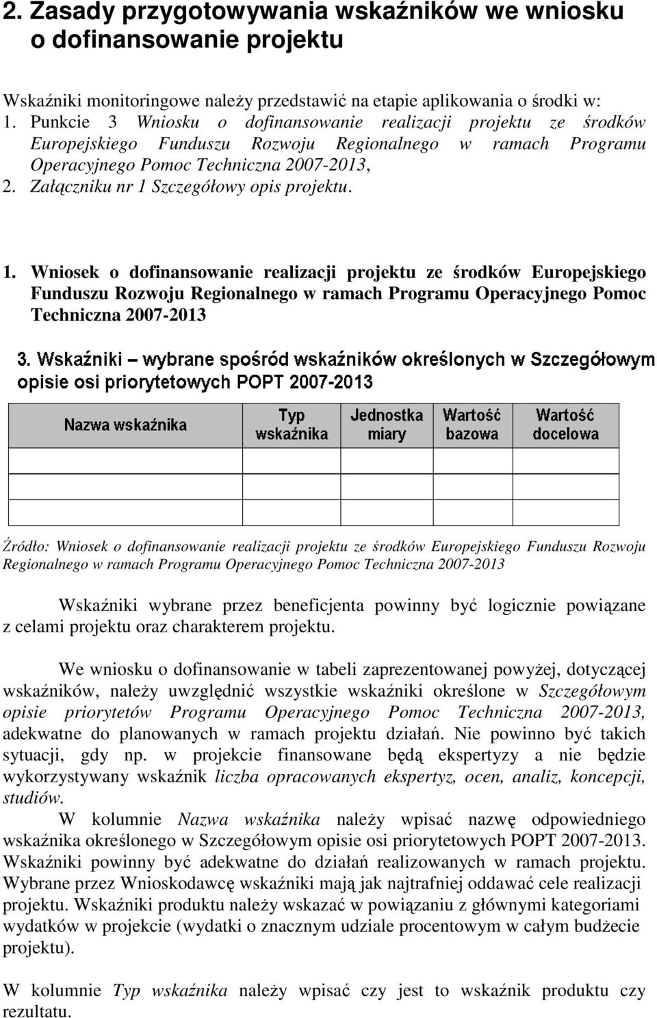 Szczegółowy opis projektu. 1.