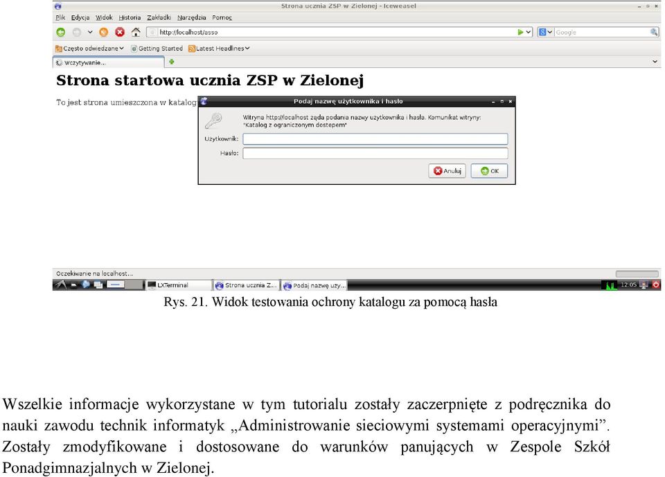 w tym tutorialu zostały zaczerpnięte z podręcznika do nauki zawodu technik