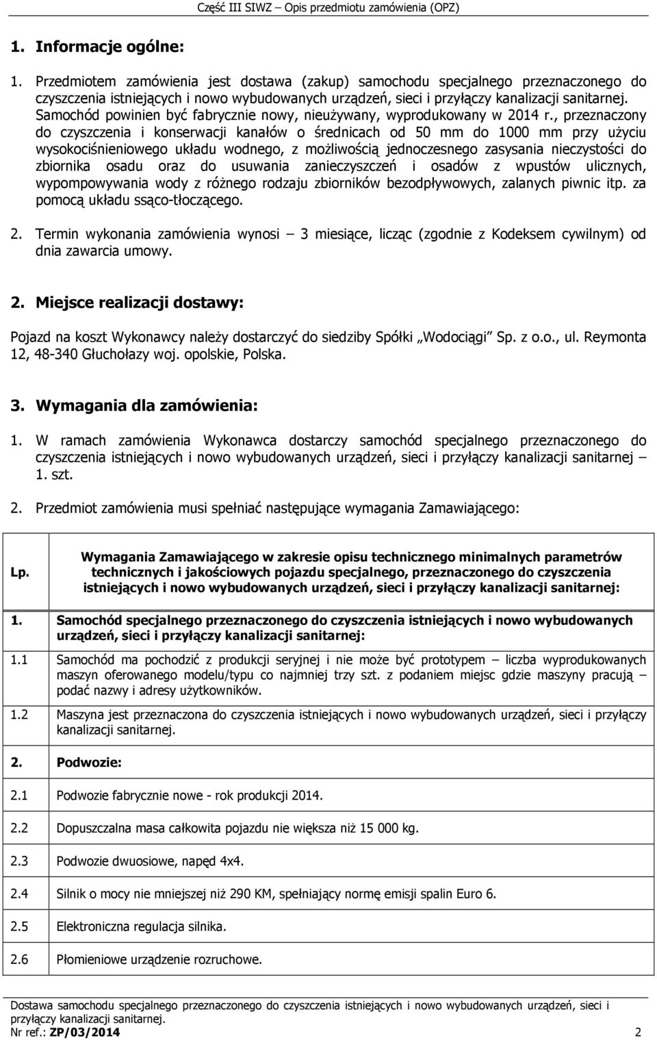 wyprodukowany w 2014 r.