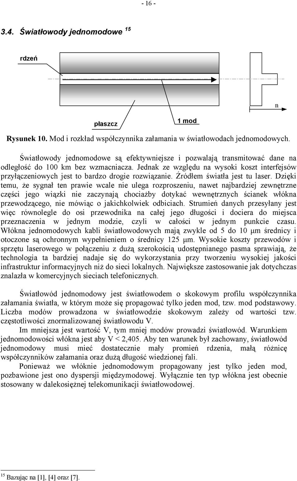 Źródłem światła jest tu laser.