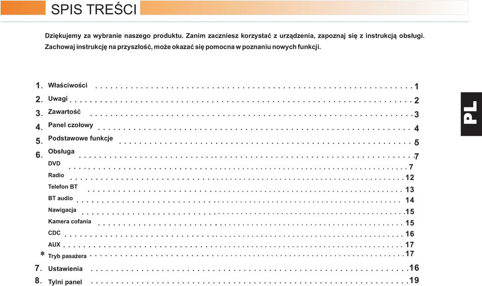 Zachowaj instrukcjê na przysz³oœæ, mo e okazaæ siê pomocna w poznaniu nowych funkcji.