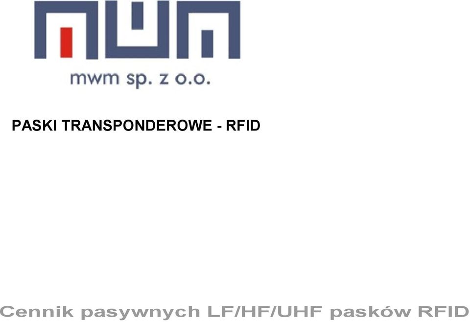 RFID Cennik