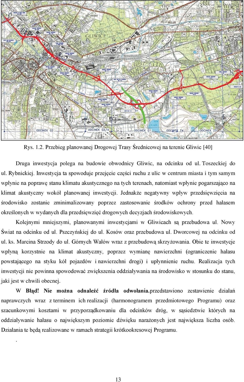 wokół planowanej inwestycji.
