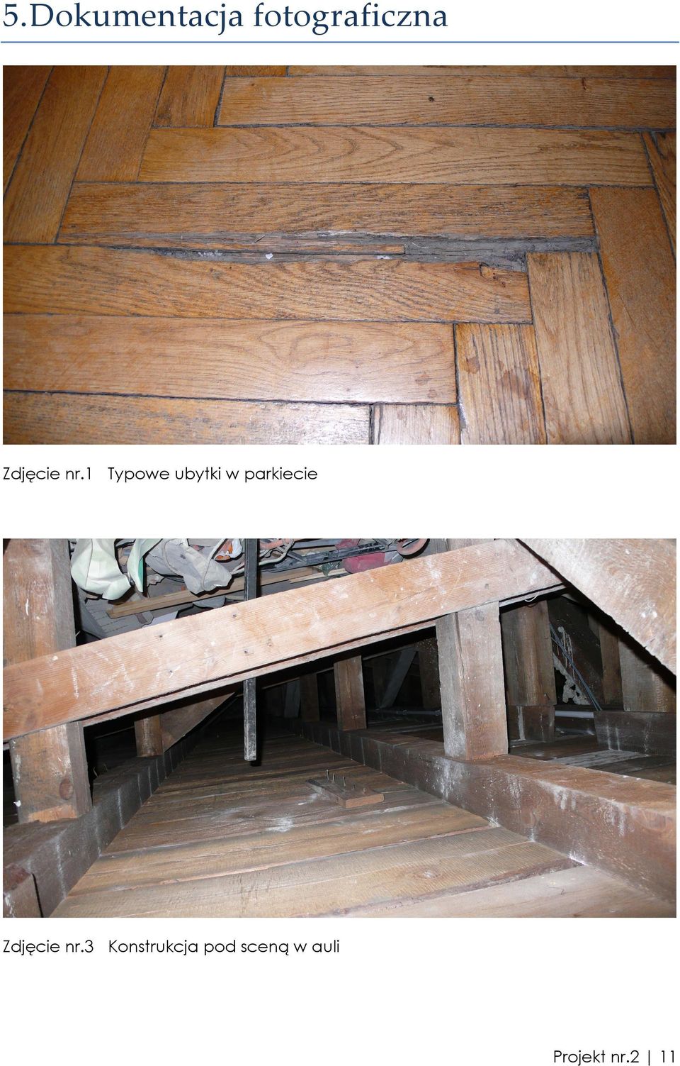 1 Typowe ubytki w parkiecie 3