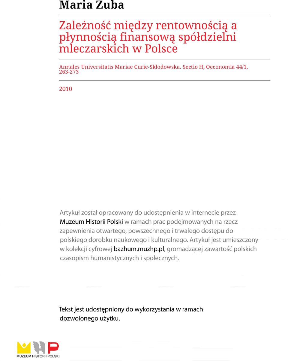w Polsce Annales Universitatis Mariae