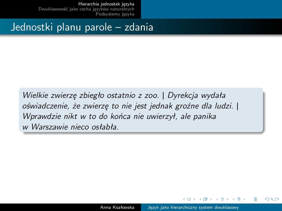 Dyrekcja wydała oświadczenie, że zwierzę to nie jest